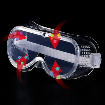 Protective Goggles Transparent Wide Vision Disposable Indirect Vent Prevent Infection Eye Mask Anti-Fog Splash Goggles
Protective Goggles Transparent Wide Vision Disposable Indirect Vent Prevent Infection Eye Mask Anti-Fog Splash Goggles