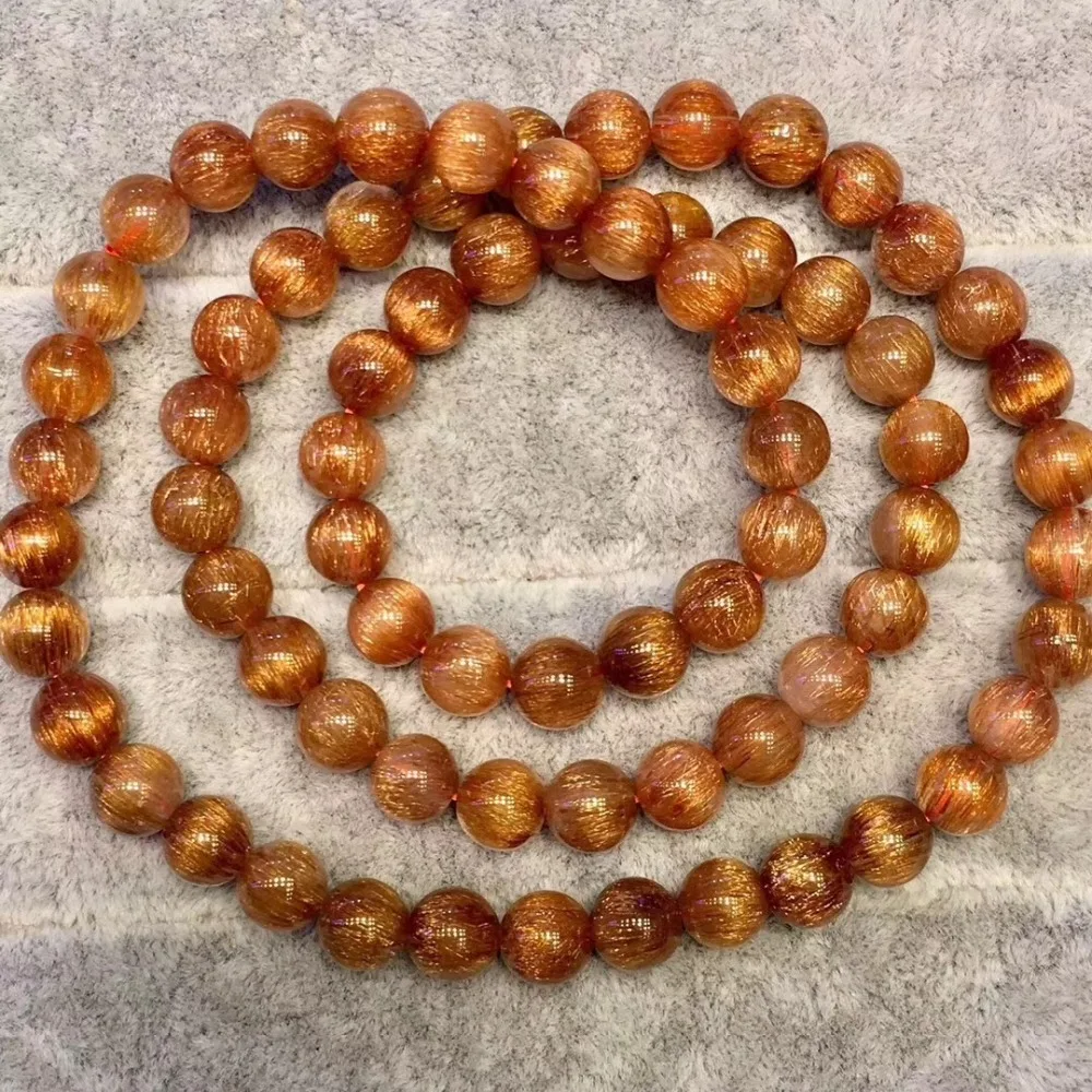 Genuine Natural Copper Rutilated Crystal Bracelet 7.5mm Quartz Round Beads Woman Lady Gift Gemstone Bracelets Aaaaa
Genuine Natural Copper Rutilated Crystal Bracelet 7.5mm Quartz Round Beads Woman Lady Gift Gemstone Bracelets Aaaaa