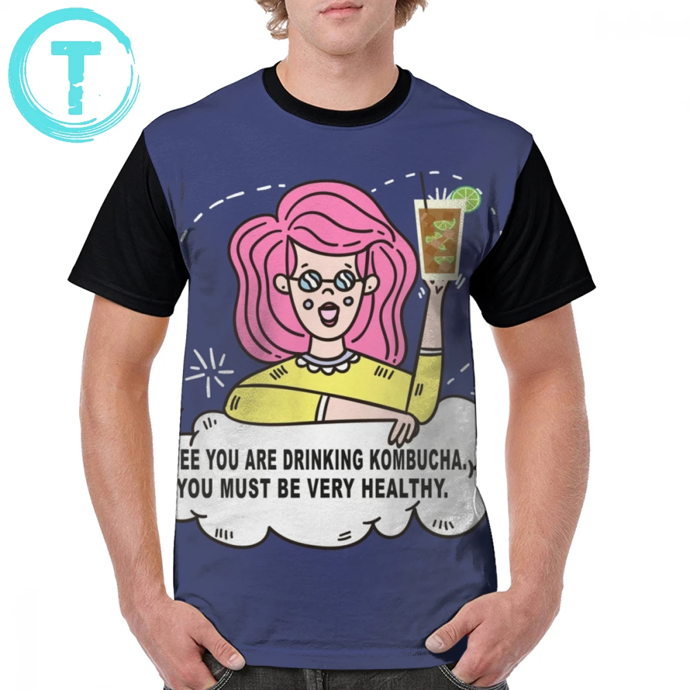 Kombucha T Shirt Funny Kombucha Drink T-Shirt Short Sleeves Men Graphic Tee Shirt Cute Oversized 100 Percent Polyester Tshirt
Kombucha T Shirt Funny Kombucha Drink T-Shirt Short Sleeves Men Graphic Tee Shirt Cute Oversized 100 Percent Polyester Tshirt