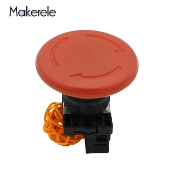 60mm NC N/C Big Head Red Mushroom Emergency Stop Push Button Switch 600V 10A 1 PC Free Shipping
60mm NC N/C Big Head Red Mushroom Emergency Stop Push Button Switch 600V 10A 1 PC Free Shipping