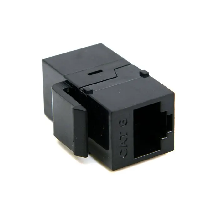 CYSM UTP CAT6 Keystone Coupler RJ45 Female to Female UTP CAT6 Keystone inline Coupler Black Color
CYSM UTP CAT6 Keystone Coupler RJ45 Female to Female UTP CAT6 Keystone inline Coupler Black Color