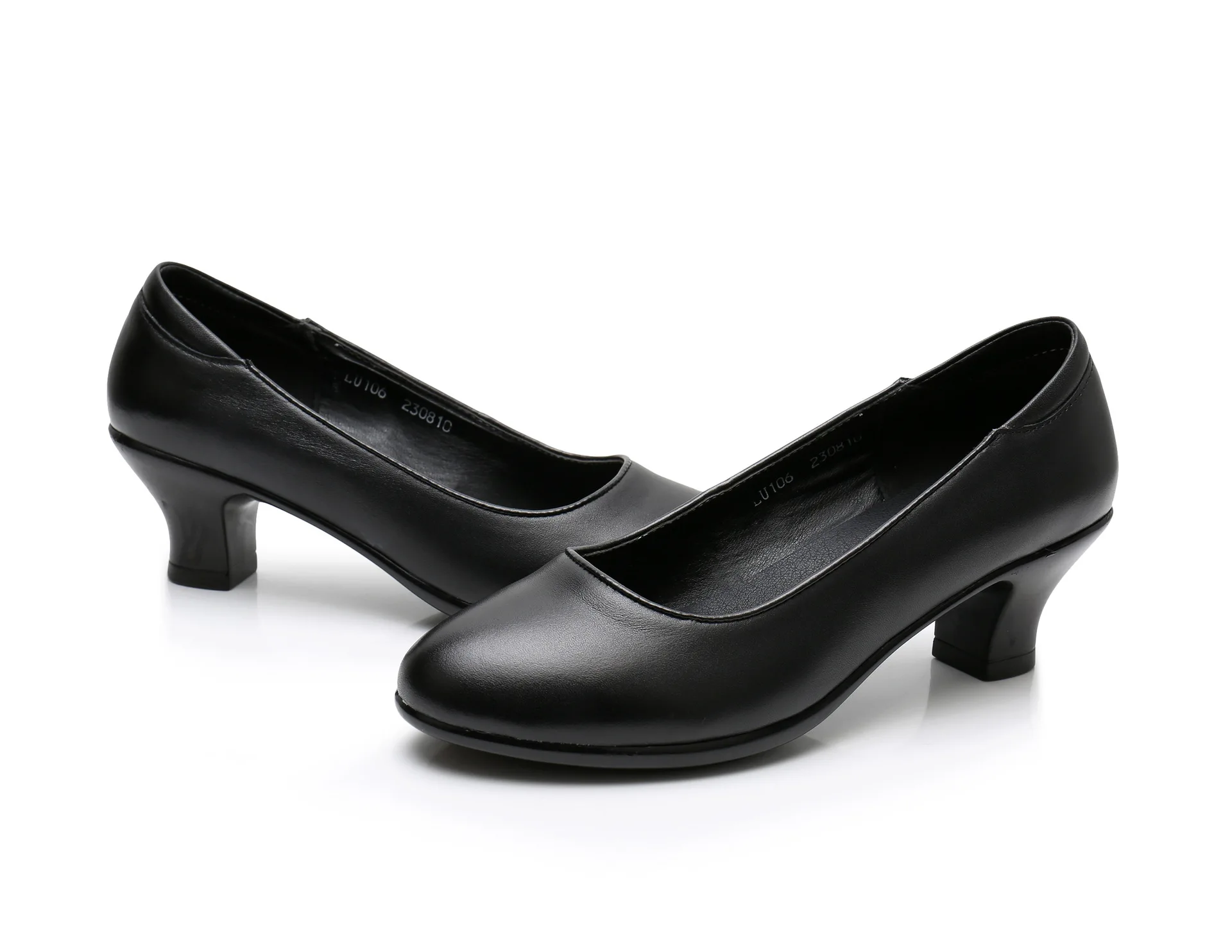 2019 New fashion Women's Black High Heels mid Heel Round head toe Shallow mouth High Heel Shoes Female Commuter shoes
2019 New fashion Women's Black High Heels mid Heel Round head toe Shallow mouth High Heel Shoes Female Commuter shoes