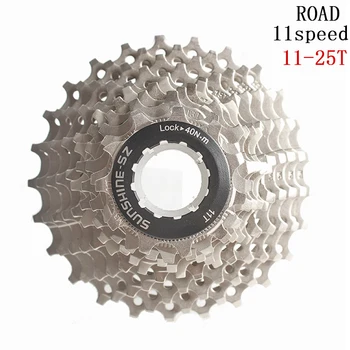 SUNSHINE-SZ Road Bike 11 s Cassette 25t 11-25T Steel Freewheel 22 Speed Flywheel Sprocket for Bicycle Parts Rated 5.0 /5 based
SUNSHINE-SZ Road Bike 11 s Cassette 25t 11-25T Steel Freewheel 22 Speed Flywheel Sprocket for Bicycle Parts Rated 5.0 /5 based