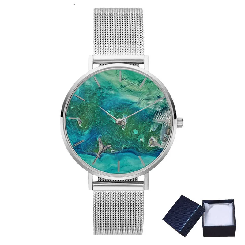 Earth Creative Wrist Watch Shell Watch Stainless Steel Quartz WristWatches ladies Watch reloj mujer clock
Earth Creative Wrist Watch Shell Watch Stainless Steel Quartz WristWatches ladies Watch reloj mujer clock