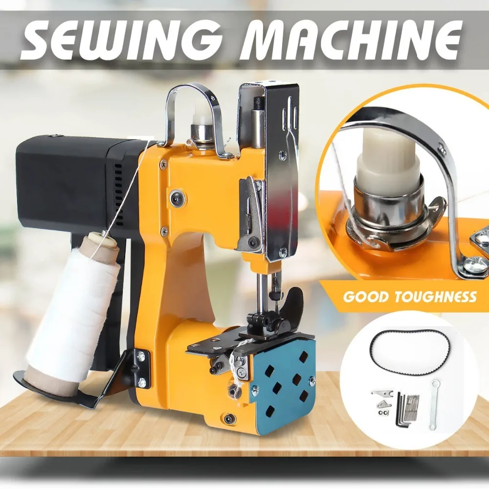 220V Portable Electric Sewing Machine Sealing Machines Kit for Home Textile Industrial Portable Bag Closer Stitching Machine
220V Portable Electric Sewing Machine Sealing Machines Kit for Home Textile Industrial Portable Bag Closer Stitching Machine