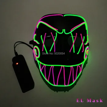 GZYUCHAO EL Multicolor Light Up Party EL Mask Sound activated Neon Led Mask For Easter Day Decoration
GZYUCHAO EL Multicolor Light Up Party EL Mask Sound activated Neon Led Mask For Easter Day Decoration