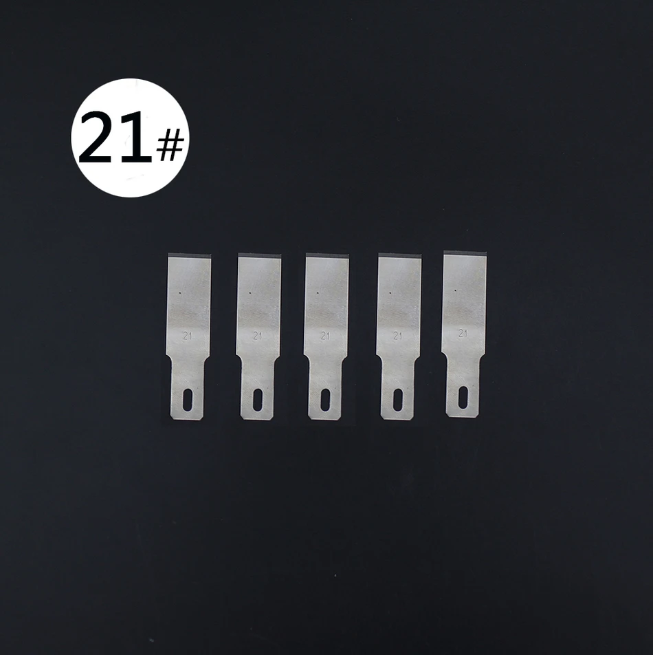 DIY Repairing High Precision Knife Blade #21Metal Scalpel Knife Blade Wood Paper Cutter Craft Pen Engraving
DIY Repairing High Precision Knife Blade #21Metal Scalpel Knife Blade Wood Paper Cutter Craft Pen Engraving