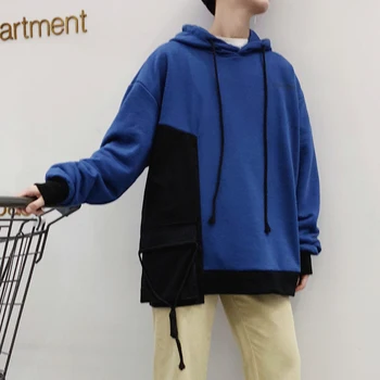 2019 Spring And Summer New Korean Version Of Harajuku Men's Casual Loose Cotton Trend Color Matching Hooded Pullover M-2XL Best
2019 Spring And Summer New Korean Version Of Harajuku Men's Casual Loose Cotton Trend Color Matching Hooded Pullover M-2XL Best