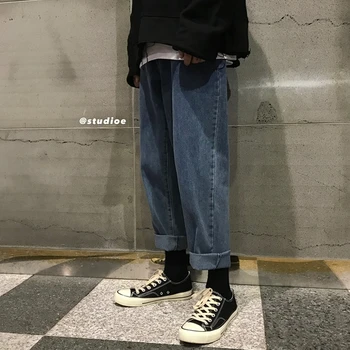 2019 Spring And Summer New Men's Korean Version Of The Couple Casual Loose Harajuku Straight Jeans Cotton S-2XL Size Hip Hop
2019 Spring And Summer New Men's Korean Version Of The Couple Casual Loose Harajuku Straight Jeans Cotton S-2XL Size Hip Hop