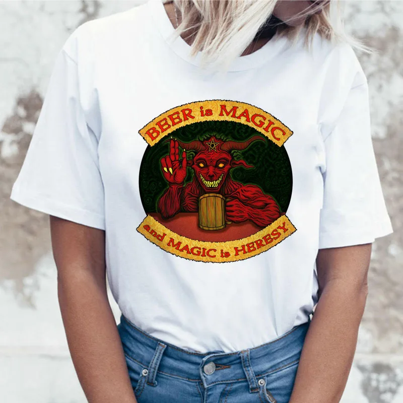 Women Science Large Size Pun Rainbow Top T-shirt Pattern Satanism Tattoo Design Tee Colorful T Shirt Tshirt Female Vintage
Women Science Large Size Pun Rainbow Top T-shirt Pattern Satanism Tattoo Design Tee Colorful T Shirt Tshirt Female Vintage
