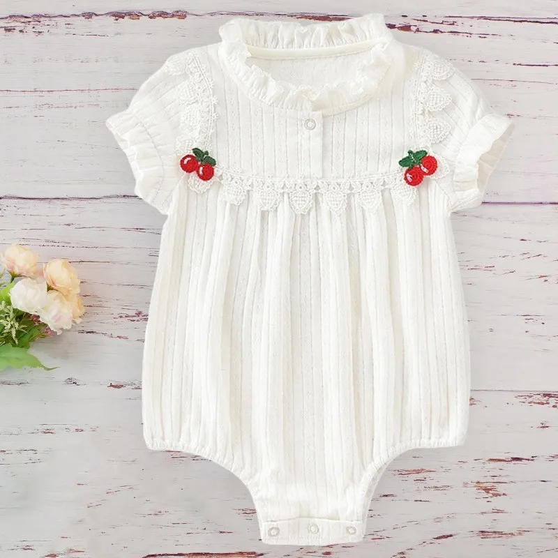 Baby Girl Cotton Clothes Set 2019 Summer New Cute Little Cherry Baby Romper Jumpsuit For Toddler Children Kids Bebek Giyim Modis
Baby Girl Cotton Clothes Set 2019 Summer New Cute Little Cherry Baby Romper Jumpsuit For Toddler Children Kids Bebek Giyim Modis