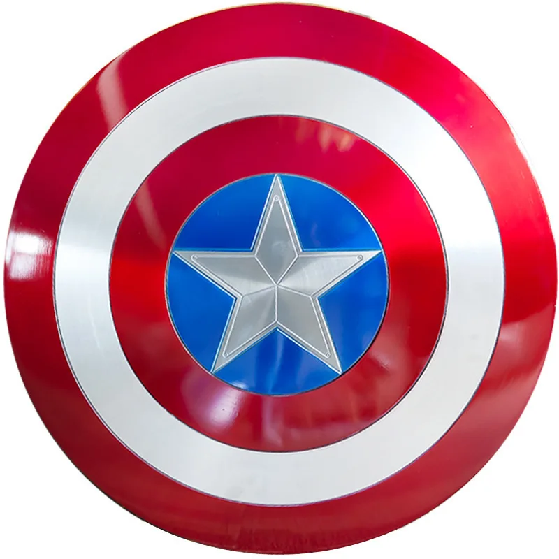 1/1 60cm Double layer Aluminum Metal Captain America BATTLE DAMAGE Shield Action Figure Movie Periphery Avengers Finished Goods
1/1 60cm Double layer Aluminum Metal Captain America BATTLE DAMAGE Shield Action Figure Movie Periphery Avengers Finished Goods