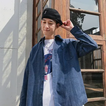 2019 New Spring And Summer Fashion Chinese Style Couple Leisure Harajuku Long-sleeved Men's Plaid Shirt Cotton Streetwear Best
2019 New Spring And Summer Fashion Chinese Style Couple Leisure Harajuku Long-sleeved Men's Plaid Shirt Cotton Streetwear Best