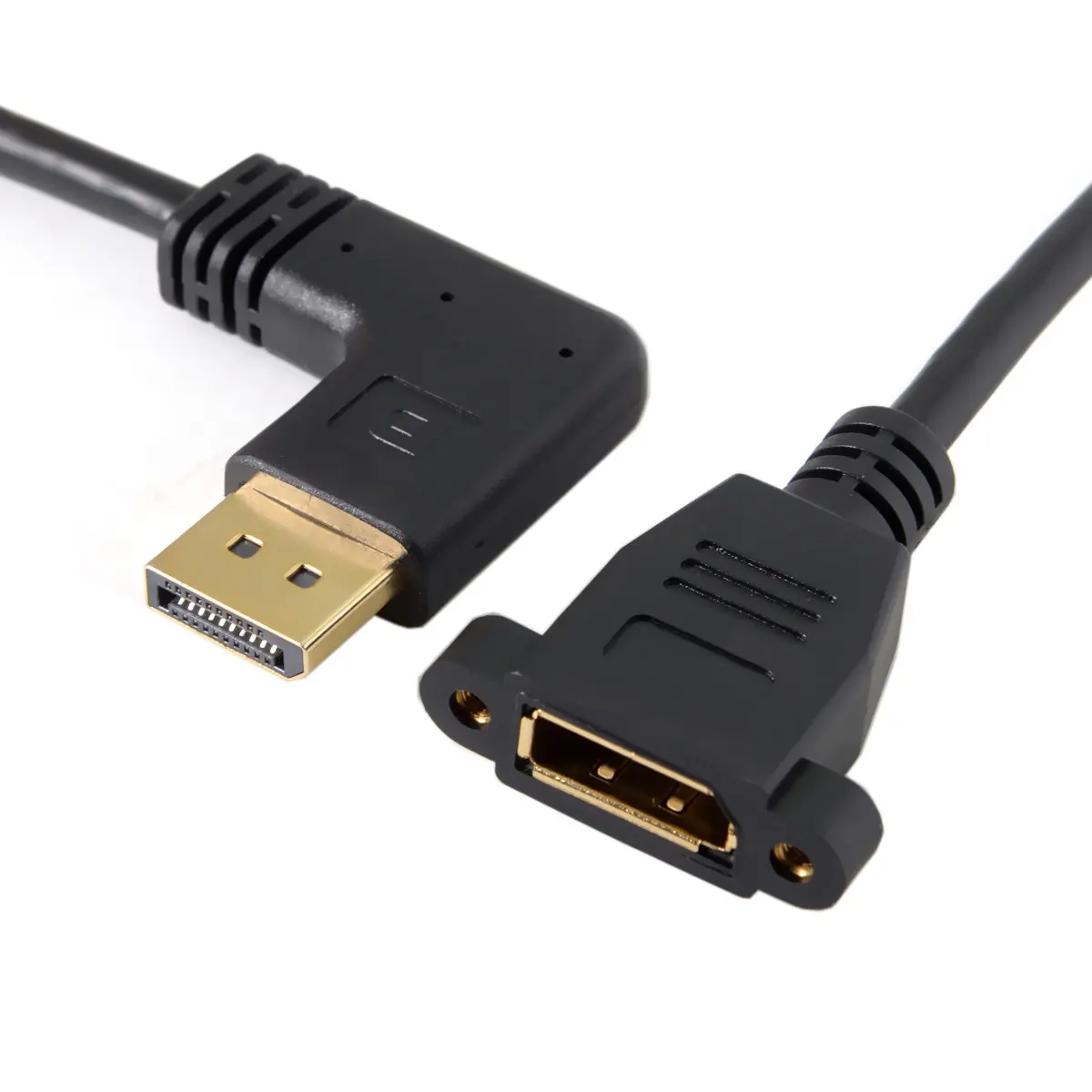 CYDZ DisplayPort Display Port Male to Female 90 Degree Right Down Angled Extension Cable
CYDZ DisplayPort Display Port Male to Female 90 Degree Right Down Angled Extension Cable