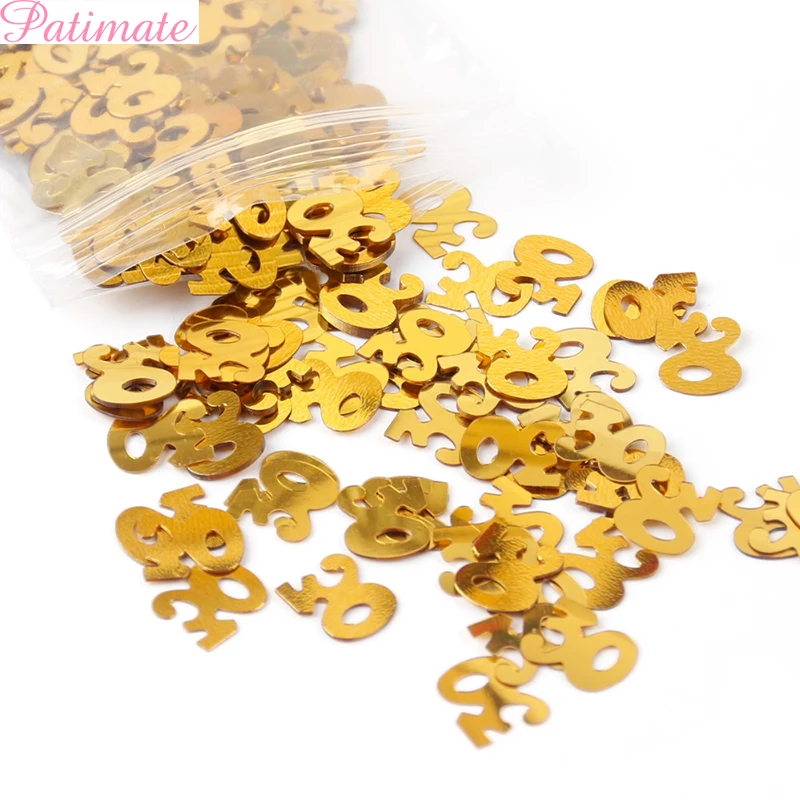 PATIMATE 1Pack Gold Figures Paper Confetti Birthday Party Decoration 30 40 50 Number Sprinkles Balloons Supplies
PATIMATE 1Pack Gold Figures Paper Confetti Birthday Party Decoration 30 40 50 Number Sprinkles Balloons Supplies