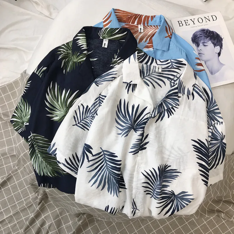 2019 Spring And Summer New Hot Korean Version Of The Couple Casual Men's Simple Printing Short-sleeved Shirt Cotton Large Size
2019 Spring And Summer New Hot Korean Version Of The Couple Casual Men's Simple Printing Short-sleeved Shirt Cotton Large Size