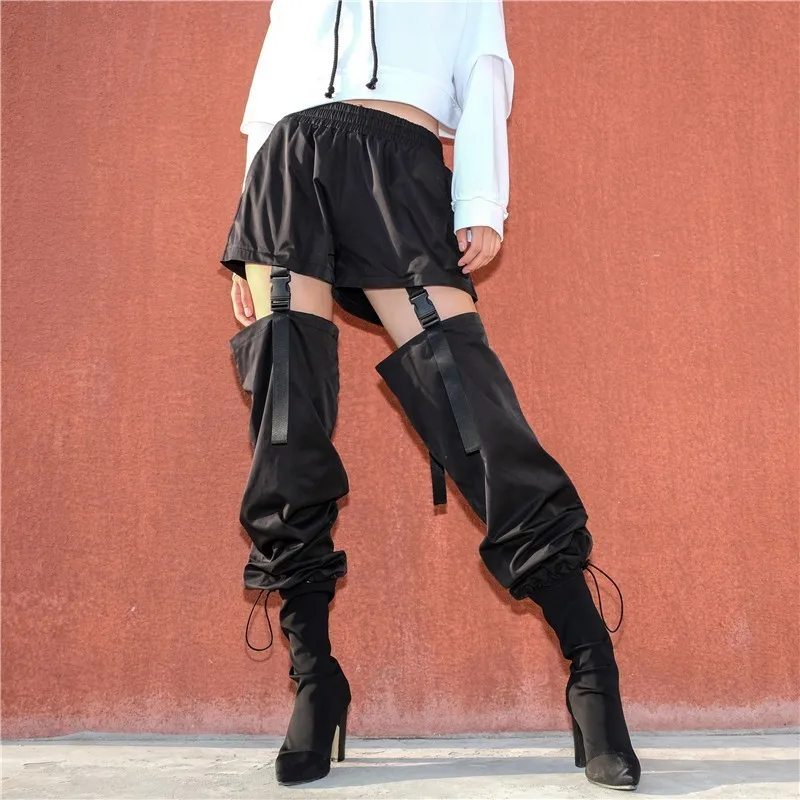 Hollow Out Streetwear Harem Pants Women Black High Waist Hip Hop Pants Women Loose Cotton Trousers Women Caogo Pants Femme 2019
Hollow Out Streetwear Harem Pants Women Black High Waist Hip Hop Pants Women Loose Cotton Trousers Women Caogo Pants Femme 2019