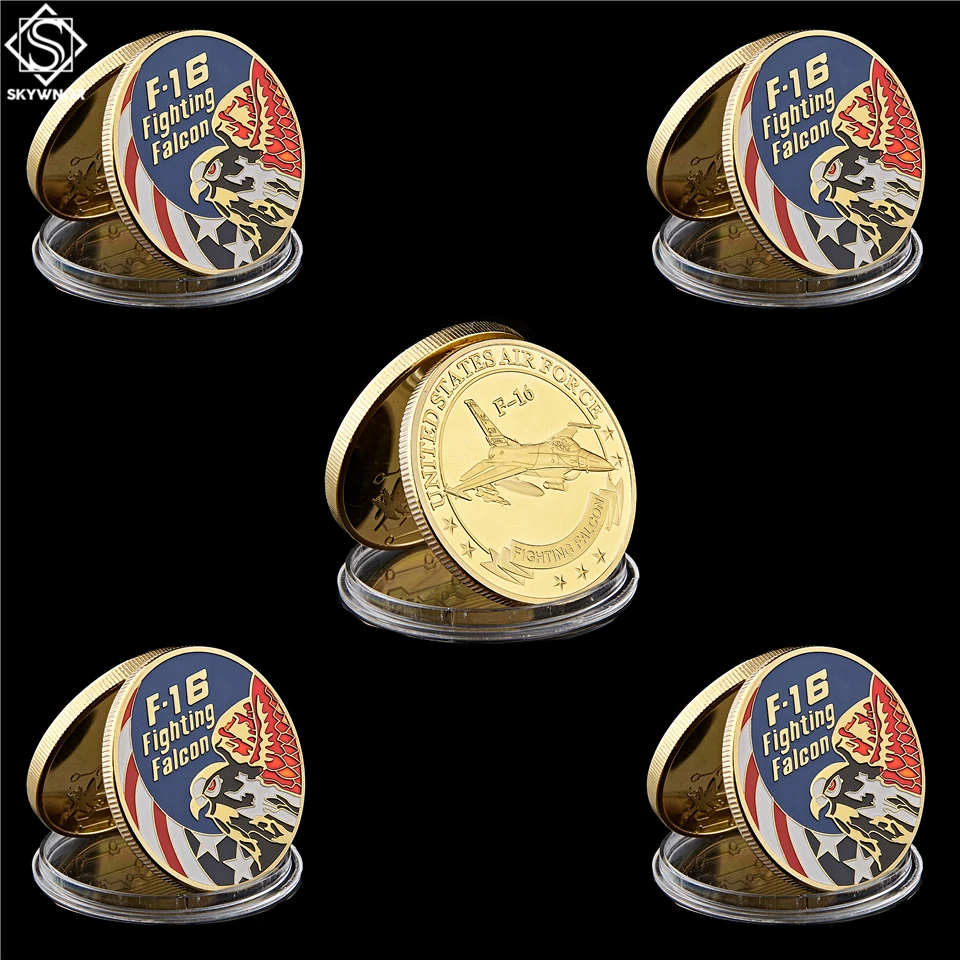 5PCS United States Air Force F-16 Fighting Falcon Military Collectible Challenge Coin USA
5PCS United States Air Force F-16 Fighting Falcon Military Collectible Challenge Coin USA