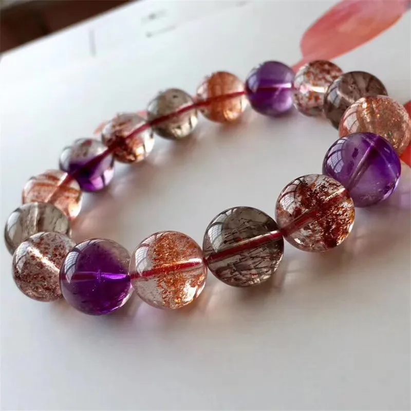 Colorful Genuine Natural Super 7 Melody Stone Bracelet 13.5mm For Women Party Gift Crystal Fashion Bracelets Aaaaa Drop Shipping
Colorful Genuine Natural Super 7 Melody Stone Bracelet 13.5mm For Women Party Gift Crystal Fashion Bracelets Aaaaa Drop Shipping