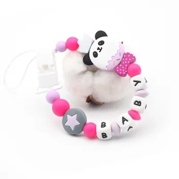 Handmade Cartoon Mini Panda pacifier holder DIY Baby Pacifier Clips dummy clip Can Be Customized Name Newborn Must-have Toys
Handmade Cartoon Mini Panda pacifier holder DIY Baby Pacifier Clips dummy clip Can Be Customized Name Newborn Must-have Toys