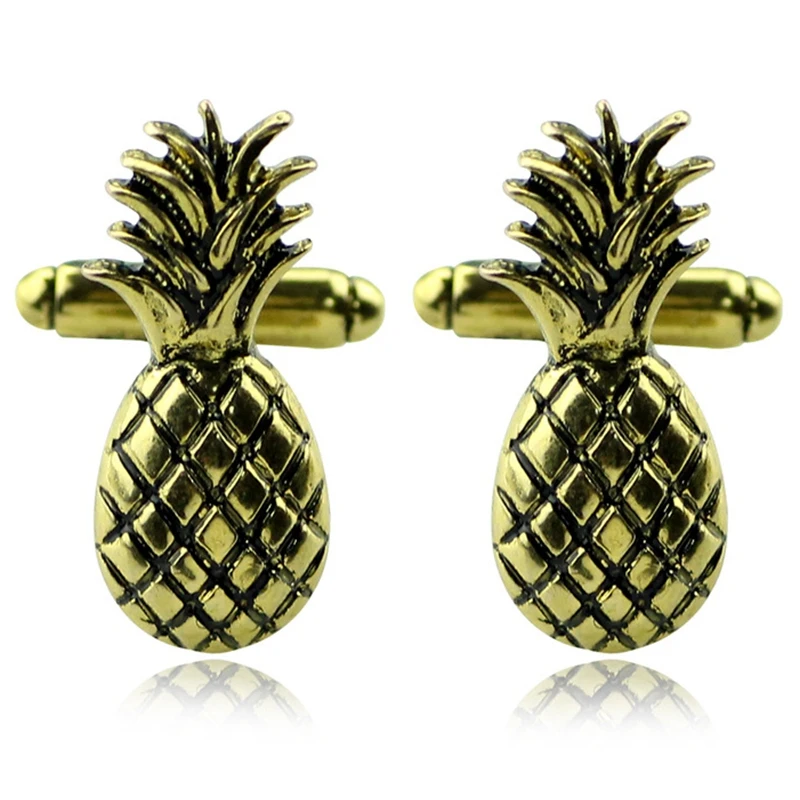 Fruit Pineapple Cuff Links Golden Luxury Metal Cufflinks Men'S Fashion Shirt Cuff Button Jewelry
Fruit Pineapple Cuff Links Golden Luxury Metal Cufflinks Men'S Fashion Shirt Cuff Button Jewelry