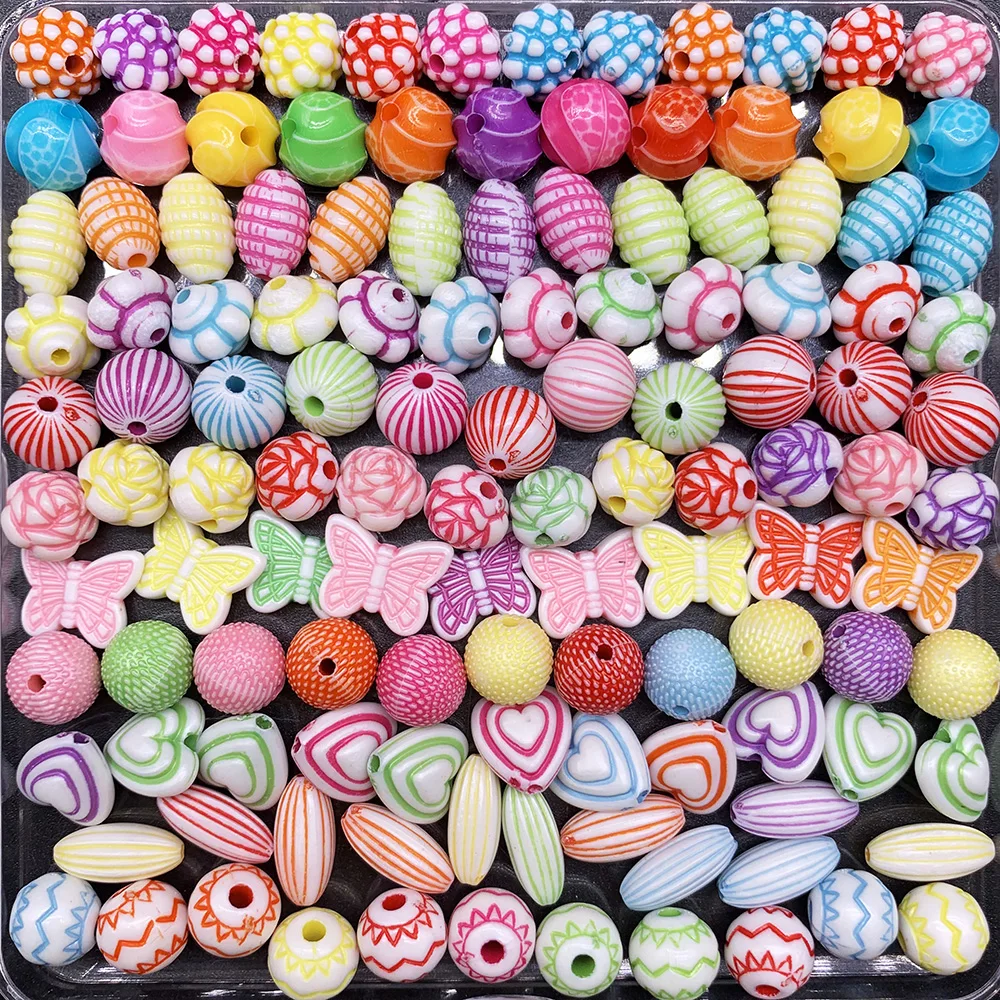 Wholesale 50pcs Colorful Acrylic Beads Geometry Shape Flower Handmade Candy Heart For Kids DIY Jewelry Craft Making Accessories
Wholesale 50pcs Colorful Acrylic Beads Geometry Shape Flower Handmade Candy Heart For Kids DIY Jewelry Craft Making Accessories