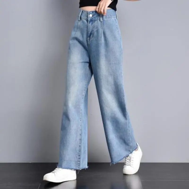 Big Size 3xl Women Denim High Waist Loose Wide Leg Pants 2019 New Summer Casual Jeans Elegant Female Solid Wild Joker Trousers
Big Size 3xl Women Denim High Waist Loose Wide Leg Pants 2019 New Summer Casual Jeans Elegant Female Solid Wild Joker Trousers