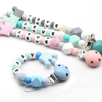 New Personalized Pacifier Clips Chain Can Be Customized Name BPA Free Crown pacifier holder Food Grade Silicone Kids Gifts
New Personalized Pacifier Clips Chain Can Be Customized Name BPA Free Crown pacifier holder Food Grade Silicone Kids Gifts
