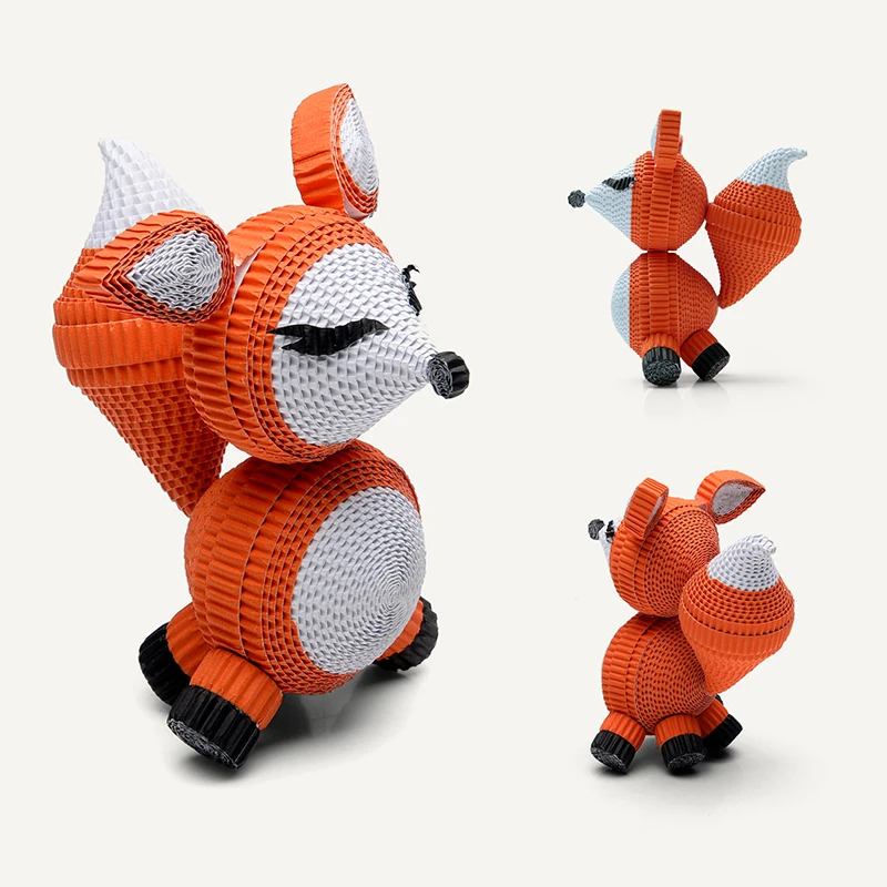 Fox 3D Paper DIY Miniature Model Kits Puzzle Toys Children Educational Boy Splicing Hobby Building
Fox 3D Paper DIY Miniature Model Kits Puzzle Toys Children Educational Boy Splicing Hobby Building