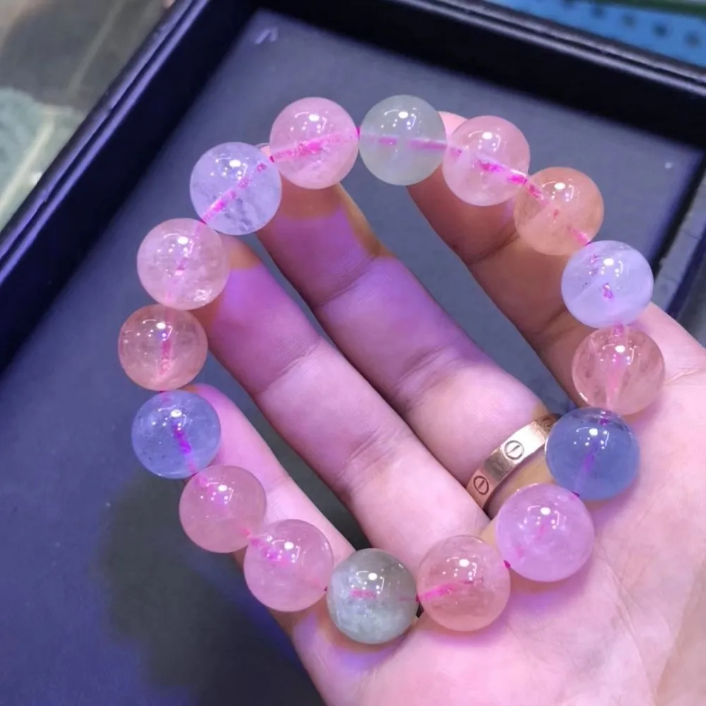 Top Quality 12mm Natural Clear Morganite Round Beads Bracelet Colorful Gemstone Woman Love Stone Gemstone Bracelets Aaaaa
Top Quality 12mm Natural Clear Morganite Round Beads Bracelet Colorful Gemstone Woman Love Stone Gemstone Bracelets Aaaaa