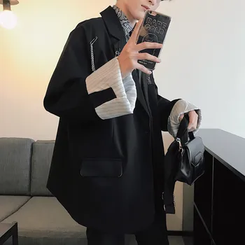 2019 Summer New Listing Korean Version Of The Couple Male Loose Hip Hop Cotton Pin Small Suit Jacket S-XL Size Markdown Sale
2019 Summer New Listing Korean Version Of The Couple Male Loose Hip Hop Cotton Pin Small Suit Jacket S-XL Size Markdown Sale
