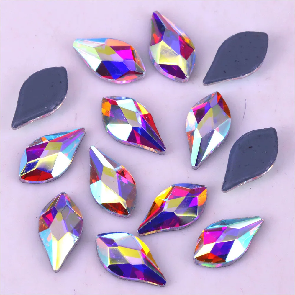 Load Free High Quality 4x8mm Crystal AB Flame Hot-fix Rhinestones Iron on Flat Back Crystals Applique for Dresses Environmental
Load Free High Quality 4x8mm Crystal AB Flame Hot-fix Rhinestones Iron on Flat Back Crystals Applique for Dresses Environmental