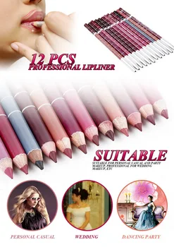 50 sets 12pcs/set fashion High Quality Waterproof Professional Lip Liner Pencil Long Lasting 12 Colors Lipliner pen makeup
50 sets 12pcs/set fashion High Quality Waterproof Professional Lip Liner Pencil Long Lasting 12 Colors Lipliner pen makeup