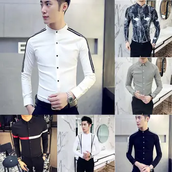 Dress New Sleeve Casual Slim Shirts Long MensNew Mens Casual Shirt Long Sleeve Slim Fit Shirts Polyester Dress Shirts Tops
Dress New Sleeve Casual Slim Shirts Long MensNew Mens Casual Shirt Long Sleeve Slim Fit Shirts Polyester Dress Shirts Tops
