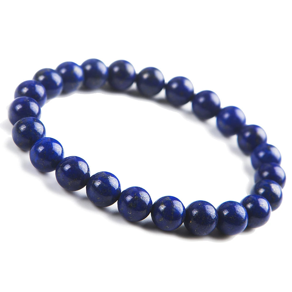 Deep Blue 100% Natural Lapis Bracelet Gemstone Crystal Lazuli Gemstone 8mm Fashion Crystal Round Bead Bracelets Drop Shipping
Deep Blue 100% Natural Lapis Bracelet Gemstone Crystal Lazuli Gemstone 8mm Fashion Crystal Round Bead Bracelets Drop Shipping