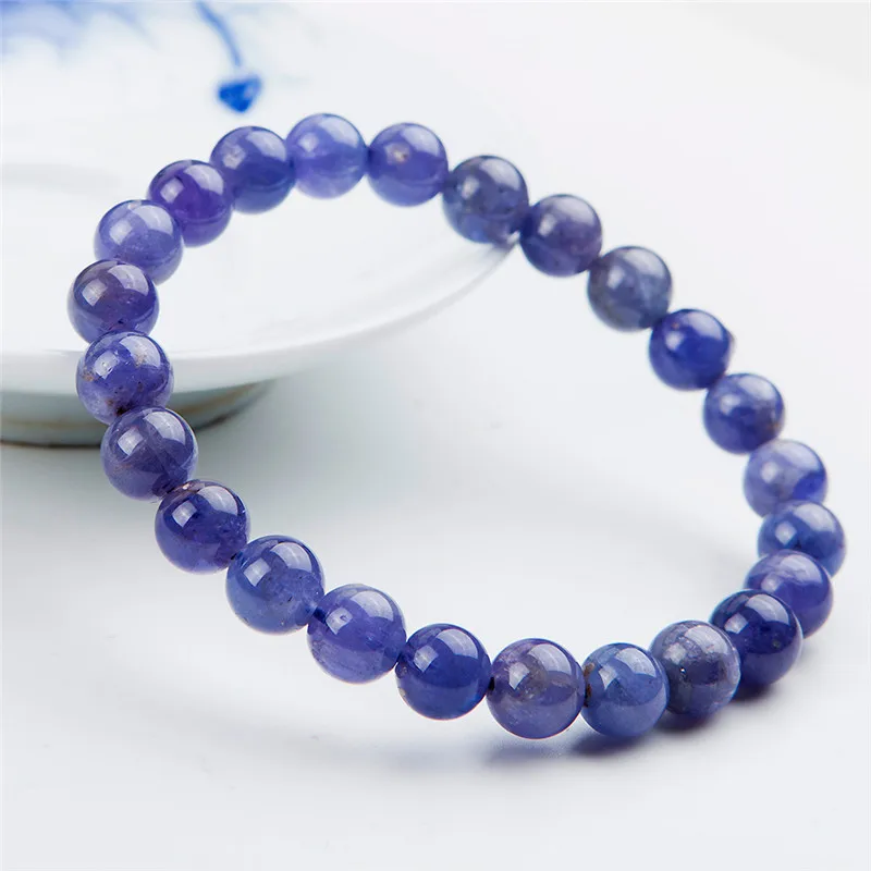 Genuine Natural Tanzanite Blue Gemstone Bracelet 7mm Round Beads Stretch Woman Beads Man Crystal Party Fashion Bracelet
Genuine Natural Tanzanite Blue Gemstone Bracelet 7mm Round Beads Stretch Woman Beads Man Crystal Party Fashion Bracelet