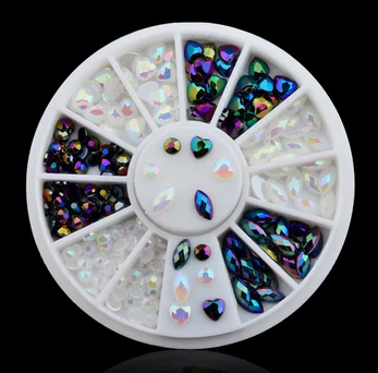 200pcs Nail Art Decorations Chameleon AB Crystal Heart Round Diamonds 3d Manicure Pedicure Nails Accessory DHL
200pcs Nail Art Decorations Chameleon AB Crystal Heart Round Diamonds 3d Manicure Pedicure Nails Accessory DHL