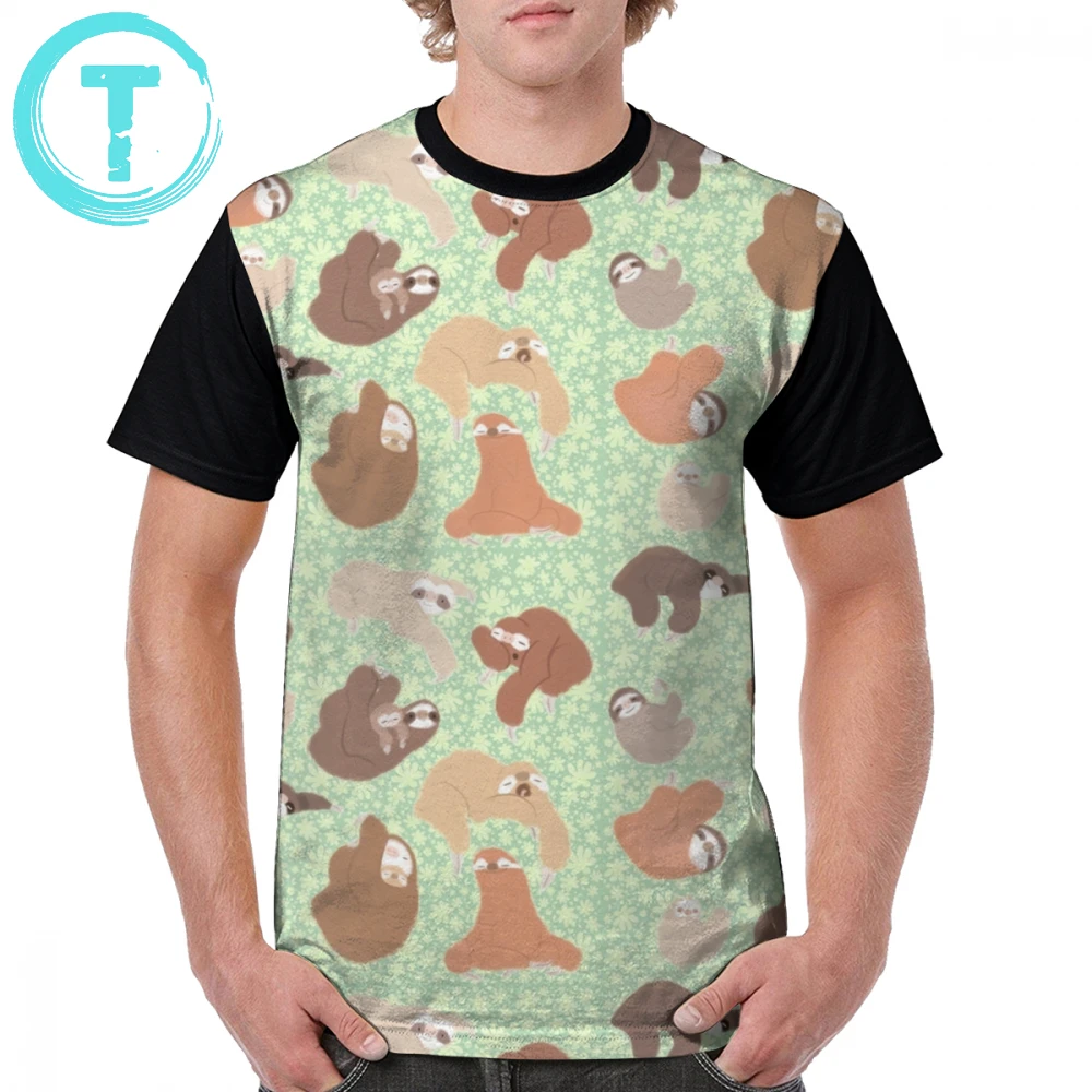 Sloth T Shirt Sloth-mania T-Shirt Fun Plus size Graphic Tee Shirt Printed Short-Sleeve Streetwear 100 Percent Polyester Man Tshirt
Sloth T Shirt Sloth-mania T-Shirt Fun Plus size Graphic Tee Shirt Printed Short-Sleeve Streetwear 100 Percent Polyester Man Tshirt