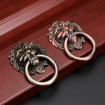 JD Chinese Classical Lion Head Handle Antique Animal Head Pull Ring Single Hole Drawer Retro Handle Wardrobe Door Furniture
JD Chinese Classical Lion Head Handle Antique Animal Head Pull Ring Single Hole Drawer Retro Handle Wardrobe Door Furniture