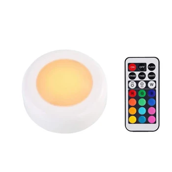 1/3/6PCS 12 Colors RGB LED Closet Light Wireless Dimmable Touch Sensor Under Cabinet Light LED Puck Light Wardrobe Night Lights
1/3/6PCS 12 Colors RGB LED Closet Light Wireless Dimmable Touch Sensor Under Cabinet Light LED Puck Light Wardrobe Night Lights