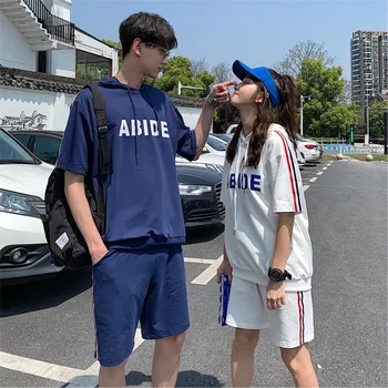2019 New Spring And Summer Fashion Trend Casual Couple Harajuku European And American Style Cotton Large Size Sports Suit Best
2019 New Spring And Summer Fashion Trend Casual Couple Harajuku European And American Style Cotton Large Size Sports Suit Best