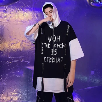 2019 Summer New European And American Style Trend Couple Casual Cotton Hip Hop Stitching Print Hooded Pullover M-2XL Discount
2019 Summer New European And American Style Trend Couple Casual Cotton Hip Hop Stitching Print Hooded Pullover M-2XL Discount