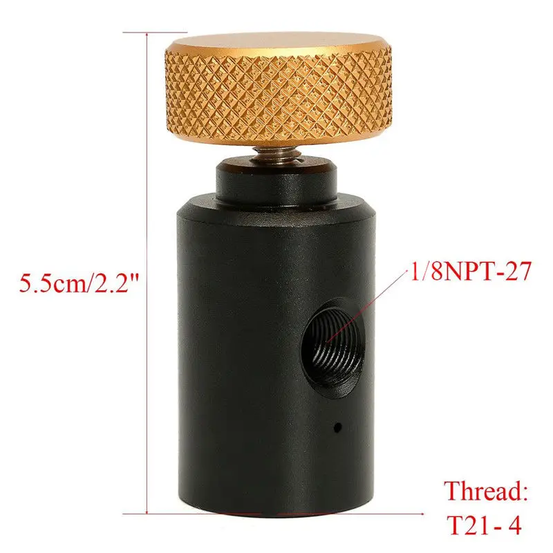 New CO2 Pressure On/Off Adapter Threaded 1/8NPT For Fill Soda Stream Tanks Kitchen Bar Tool
New CO2 Pressure On/Off Adapter Threaded 1/8NPT For Fill Soda Stream Tanks Kitchen Bar Tool