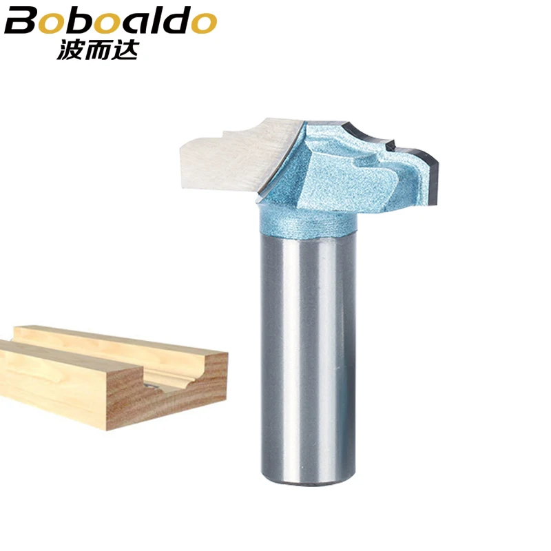 Фото Boboaldo 1/2 Shank Half Round bit Door Pattern Sculpture Endmill Router Bits for Wood Tungsten Woodworking Tool Milling Cutter |