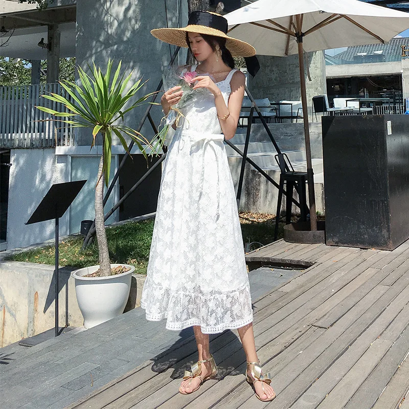 Phuket Thailand seaside holiday show thin beach dress fairy white bud silk condole belt summer dress dress
Phuket Thailand seaside holiday show thin beach dress fairy white bud silk condole belt summer dress dress