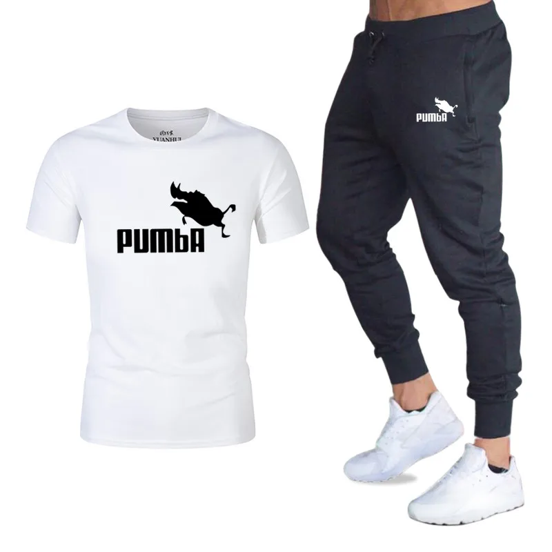 Summer Hot Sale Men's Sets t shirts+pants Two Pieces Suit homme Pumba printing men cool tshirt kawaii Men t-shirt+Fitness pants
Summer Hot Sale Men's Sets t shirts+pants Two Pieces Suit homme Pumba printing men cool tshirt kawaii Men t-shirt+Fitness pants