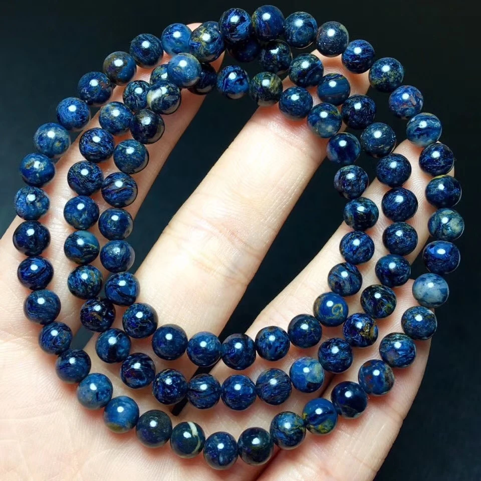 Genuine Natural Blue Pietersite 6mm Chatoyant Man Women Power Drop Shipping Gemstone Namibia 3 Laps Beads Bracelets Aaaaa
Genuine Natural Blue Pietersite 6mm Chatoyant Man Women Power Drop Shipping Gemstone Namibia 3 Laps Beads Bracelets Aaaaa