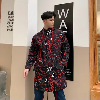 2019 New Spring And Summer Cotton Men's Sports And Leisure Loose Long Coat Section Fashion Korean Printing Windbreaker Discount
2019 New Spring And Summer Cotton Men's Sports And Leisure Loose Long Coat Section Fashion Korean Printing Windbreaker Discount