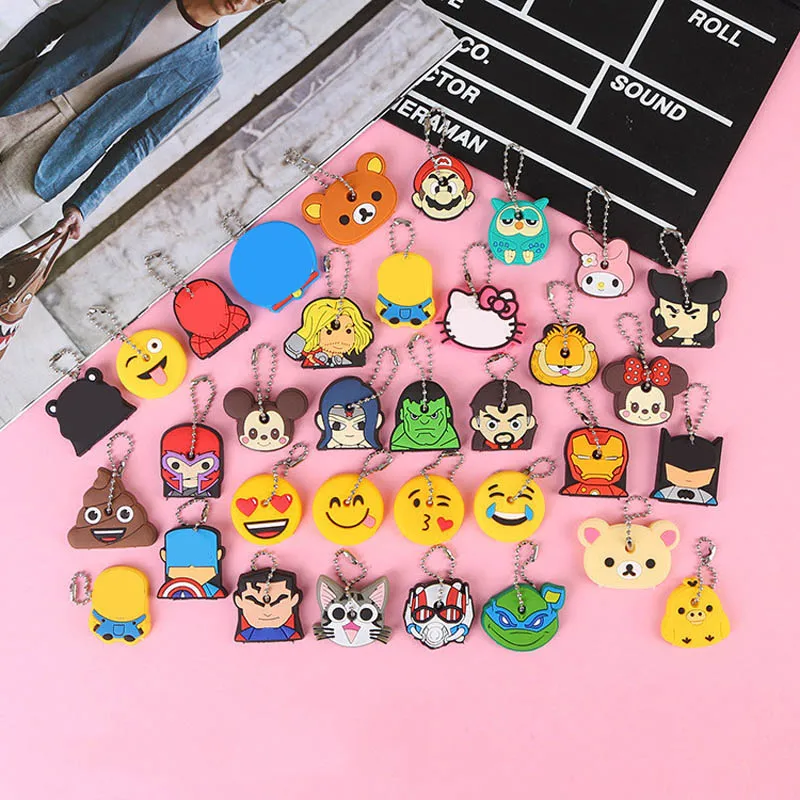 50Pcs Funny Key Holder Cartoon Silicone Protective Key Case Cover For Keys Cute Creative PVC Soft Keychain Ornament Pendant
50Pcs Funny Key Holder Cartoon Silicone Protective Key Case Cover For Keys Cute Creative PVC Soft Keychain Ornament Pendant