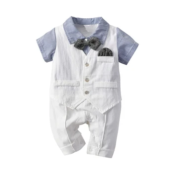 Carters Formal Newborn Infant Baby Boys Casual Romper Jumpsuit Cotton Short Sleeve Clothes Summer Sunsuit Outfits Fake Two Piece
Carters Formal Newborn Infant Baby Boys Casual Romper Jumpsuit Cotton Short Sleeve Clothes Summer Sunsuit Outfits Fake Two Piece